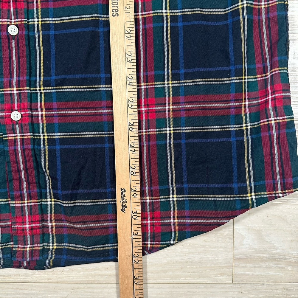 Polo Ralph Lauren Shirt Mens XL Red Plaid Classic Fit Button up Long Sleeve 90s - Picture 8 of 9